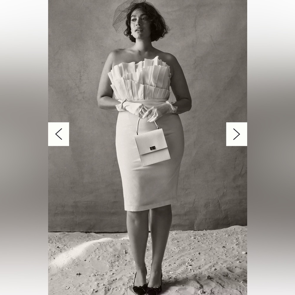BHLDN Anthropologie Gehry Dress (wedding, bride, bridal shower, engagement)